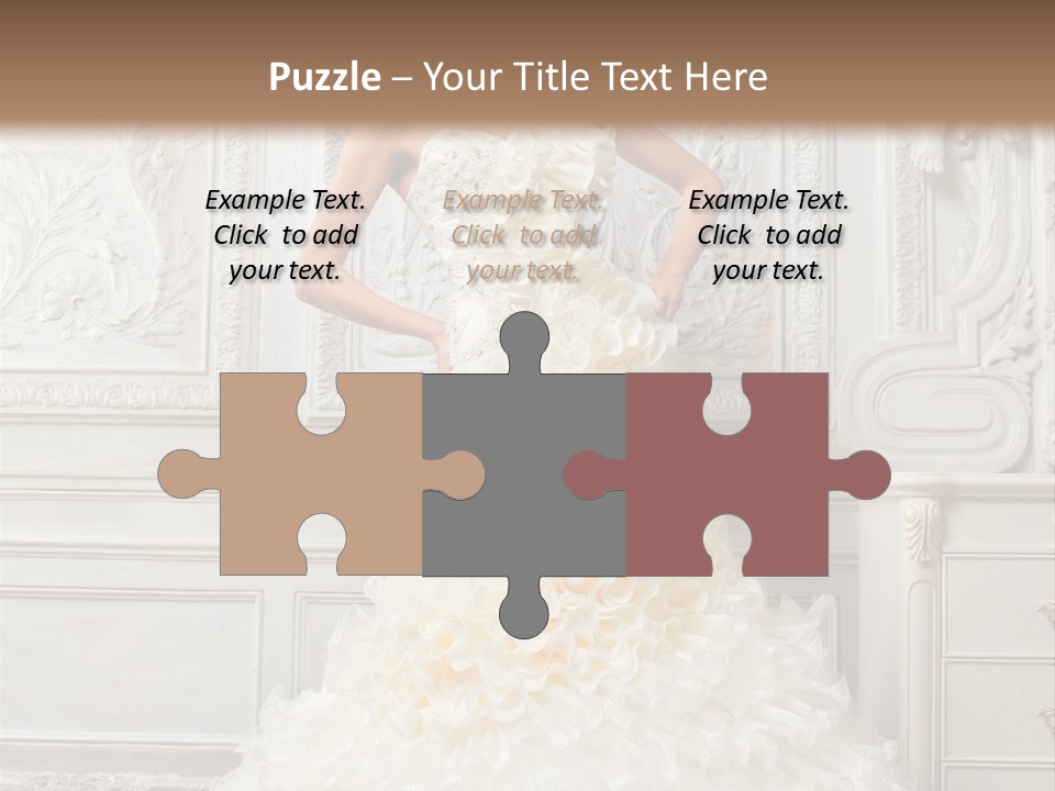 Boobs Emotion Pose PowerPoint Template