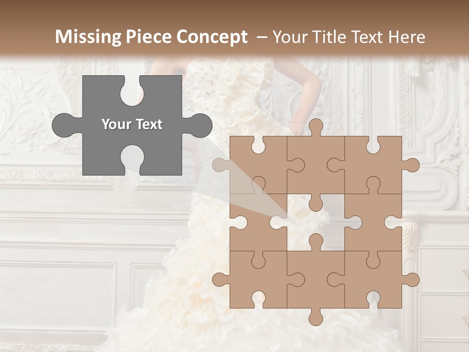 Boobs Emotion Pose PowerPoint Template