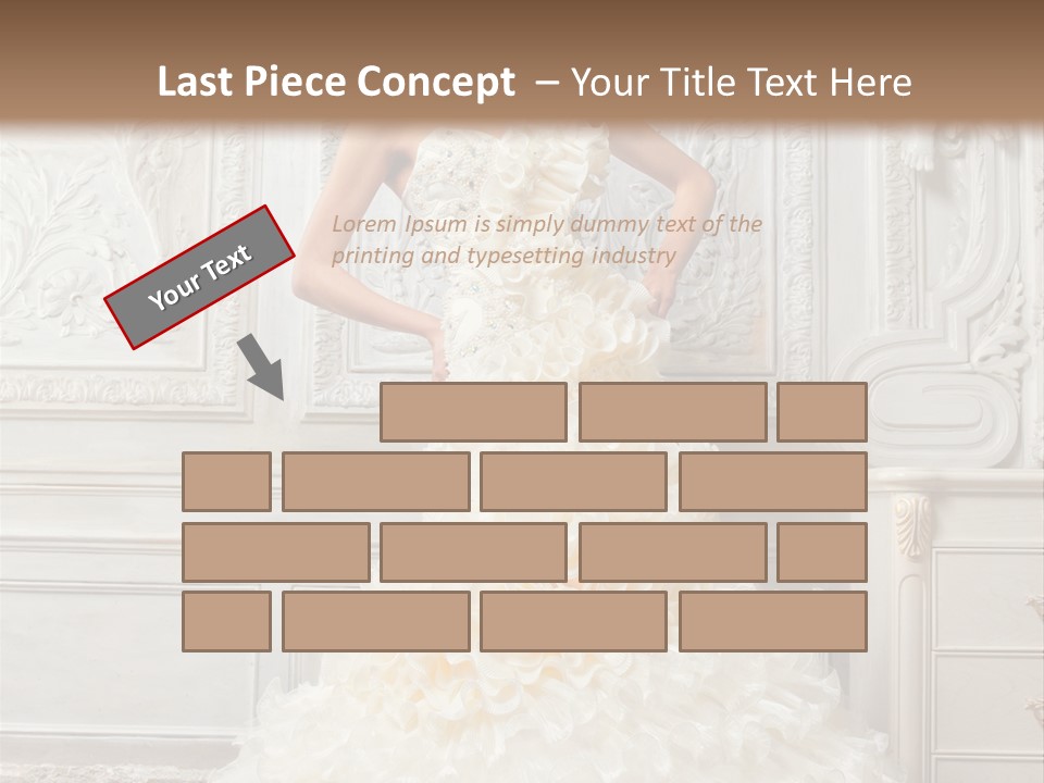 Boobs Emotion Pose PowerPoint Template