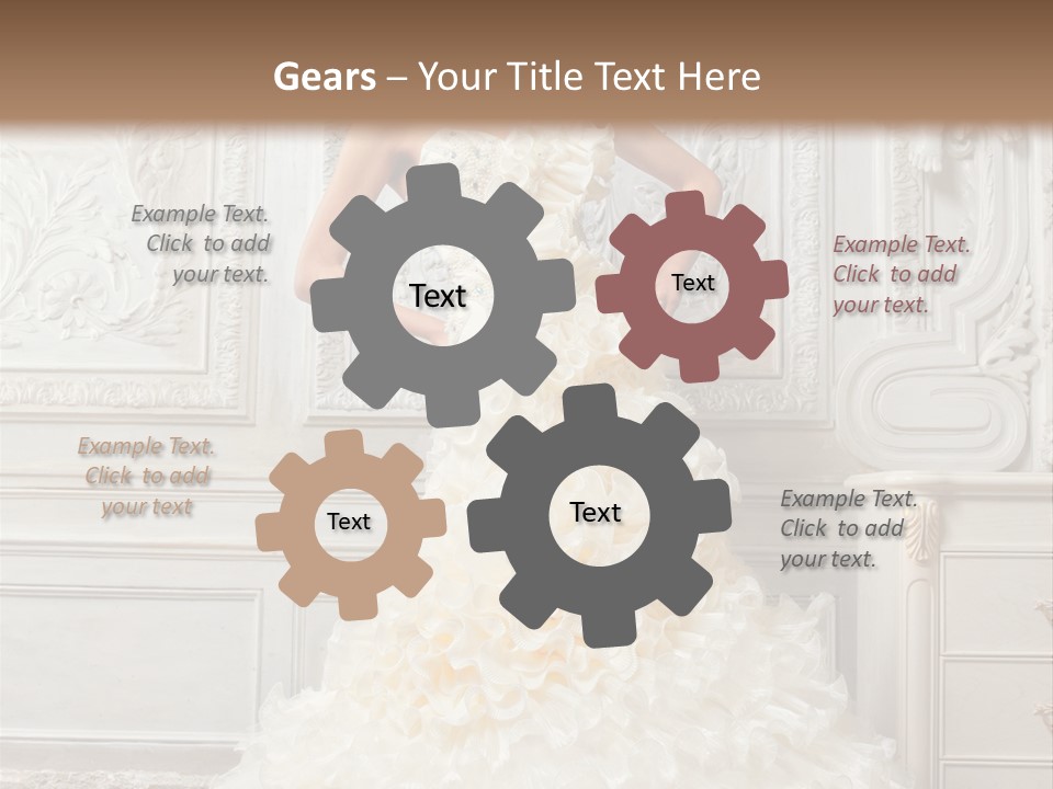 Boobs Emotion Pose PowerPoint Template