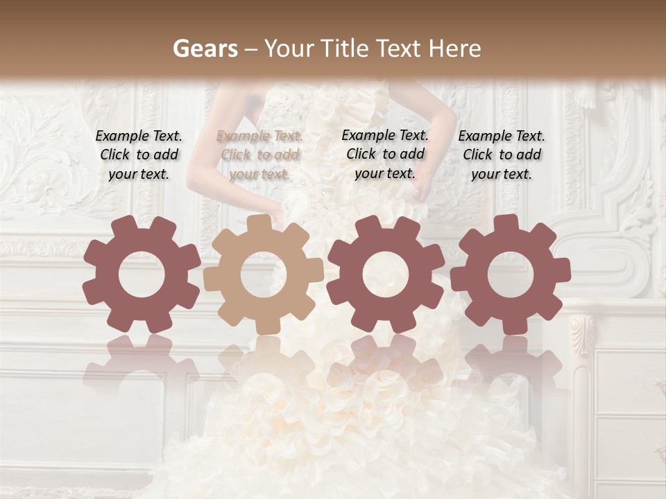 Boobs Emotion Pose PowerPoint Template