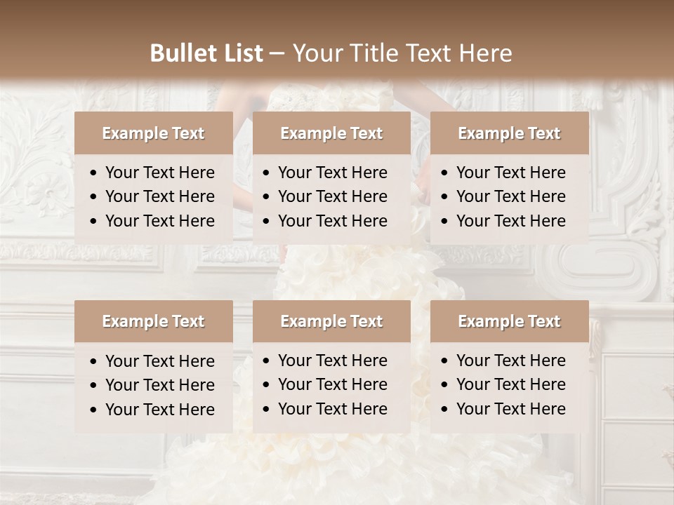 Boobs Emotion Pose PowerPoint Template