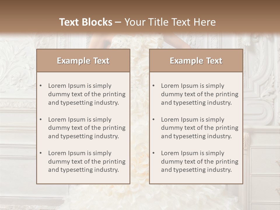 Boobs Emotion Pose PowerPoint Template