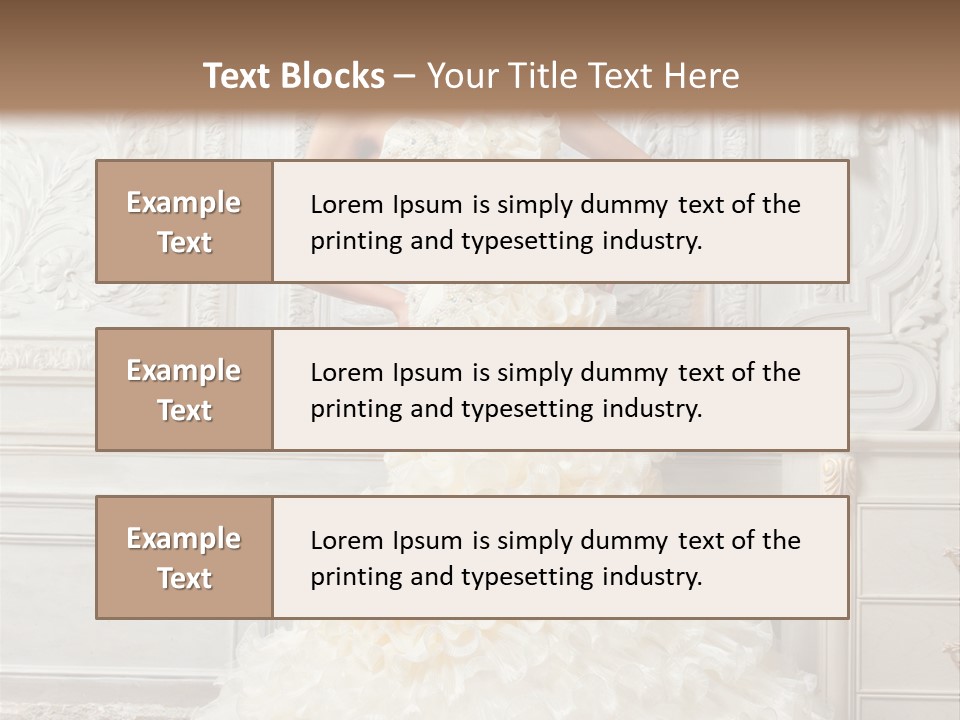 Boobs Emotion Pose PowerPoint Template