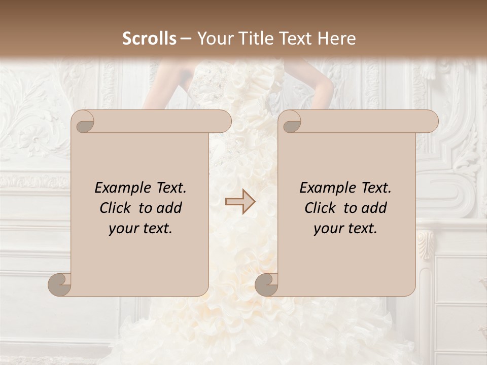 Boobs Emotion Pose PowerPoint Template