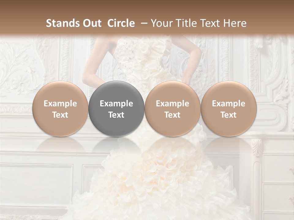 Boobs Emotion Pose PowerPoint Template