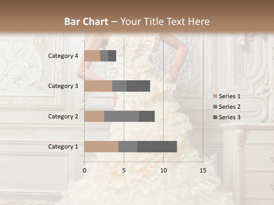 Boobs Emotion Pose PowerPoint Template