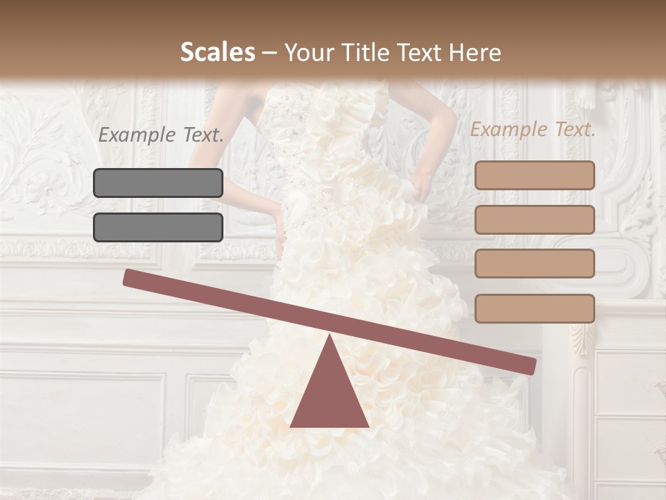 Boobs Emotion Pose PowerPoint Template
