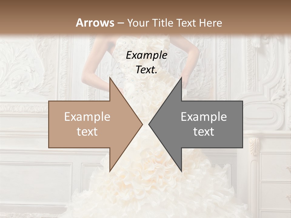 Boobs Emotion Pose PowerPoint Template