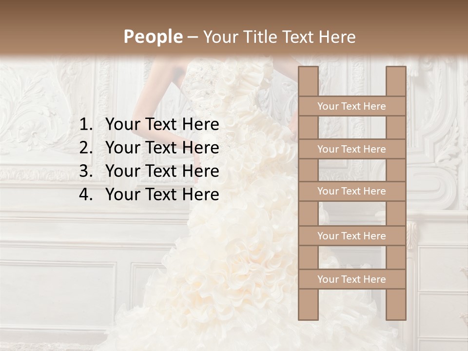 Boobs Emotion Pose PowerPoint Template