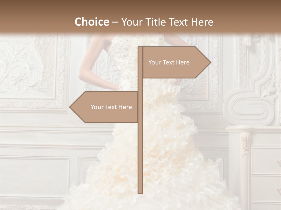 Boobs Emotion Pose PowerPoint Template