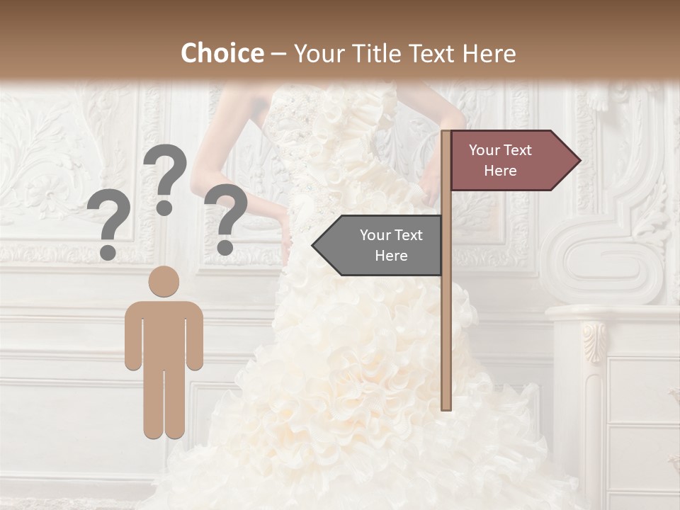 Boobs Emotion Pose PowerPoint Template