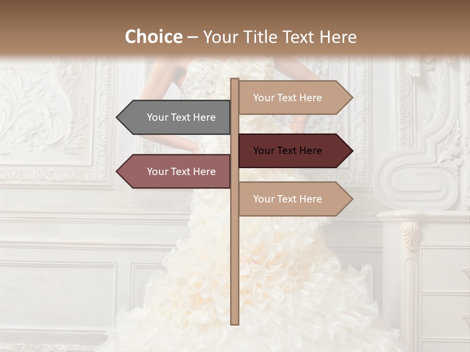 Boobs Emotion Pose PowerPoint Template