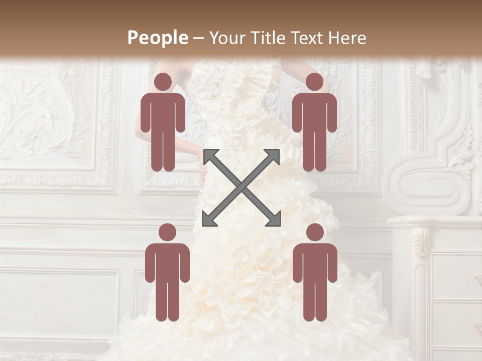 Boobs Emotion Pose PowerPoint Template