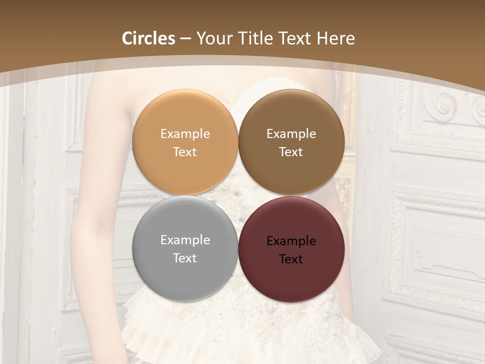 Women Pose Portrait PowerPoint Template