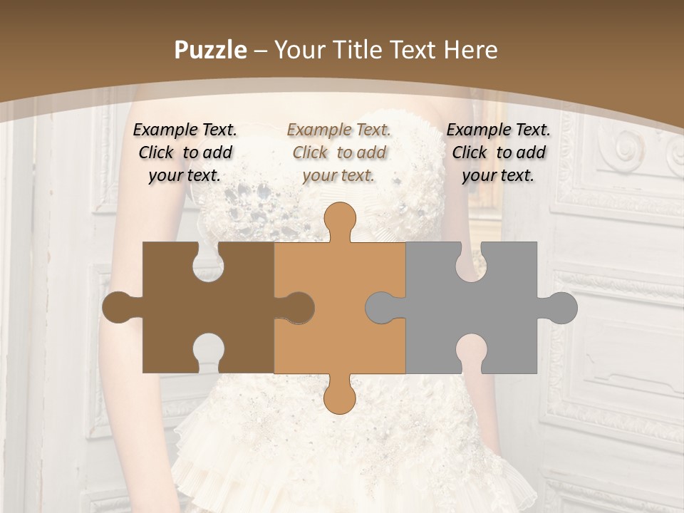 Women Pose Portrait PowerPoint Template