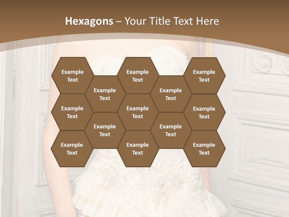 Women Pose Portrait PowerPoint Template