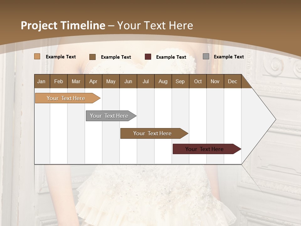 Women Pose Portrait PowerPoint Template