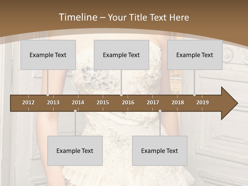 Women Pose Portrait PowerPoint Template