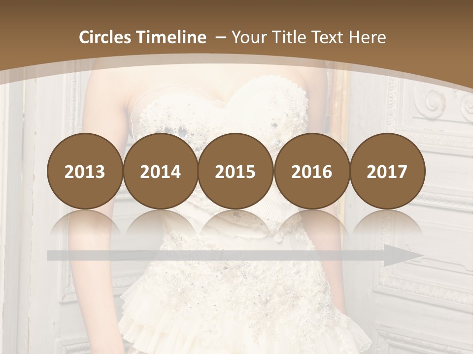 Women Pose Portrait PowerPoint Template
