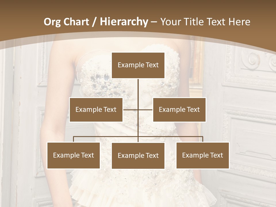 Women Pose Portrait PowerPoint Template