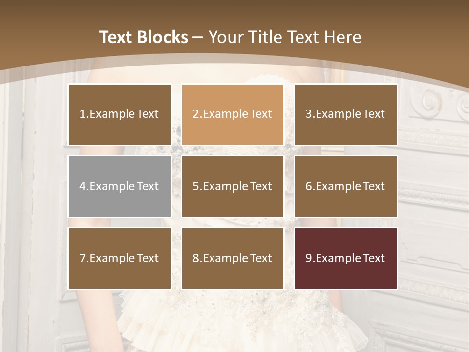 Women Pose Portrait PowerPoint Template