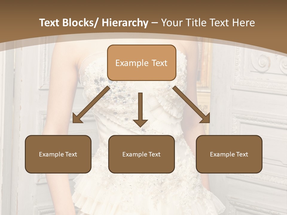 Women Pose Portrait PowerPoint Template