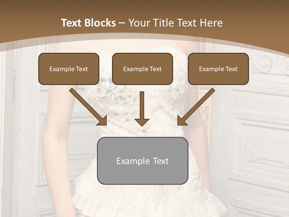 Women Pose Portrait PowerPoint Template