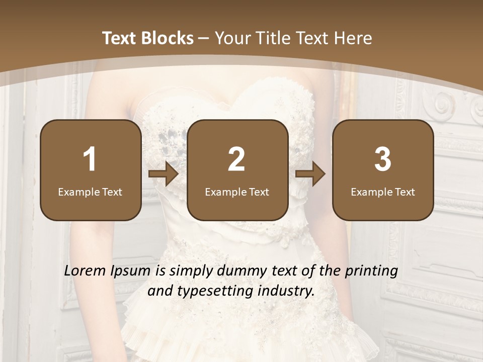 Women Pose Portrait PowerPoint Template