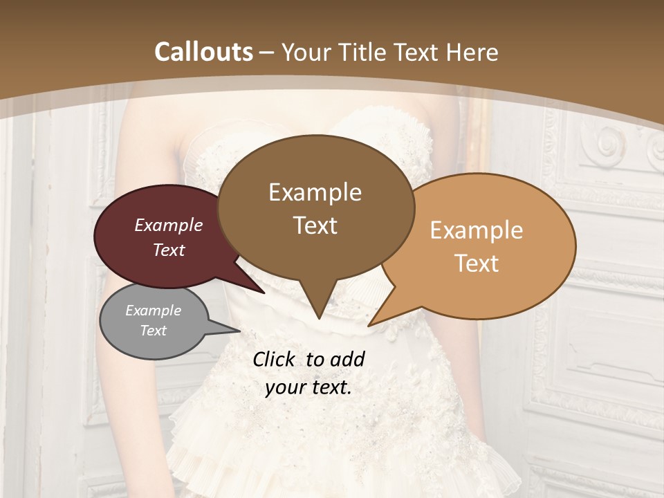 Women Pose Portrait PowerPoint Template