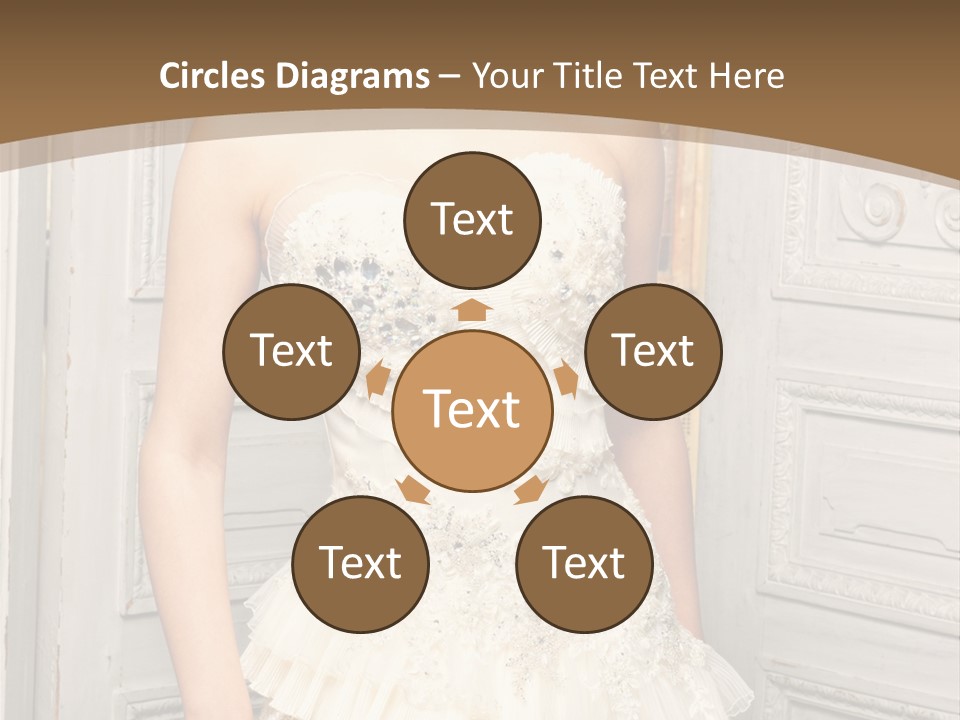 Women Pose Portrait PowerPoint Template