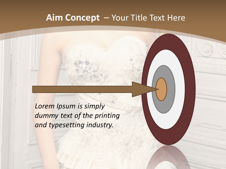 Women Pose Portrait PowerPoint Template