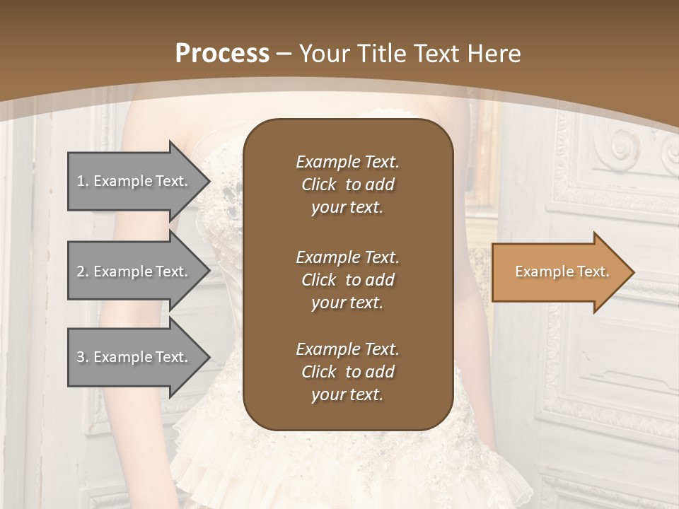 Women Pose Portrait PowerPoint Template