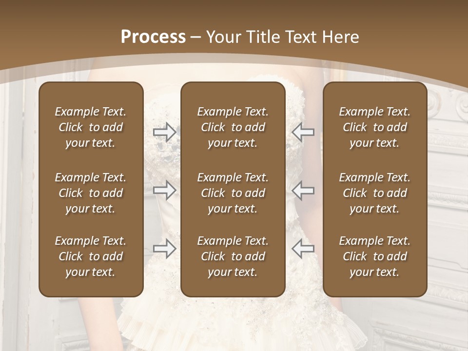 Women Pose Portrait PowerPoint Template