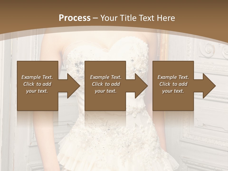 Women Pose Portrait PowerPoint Template