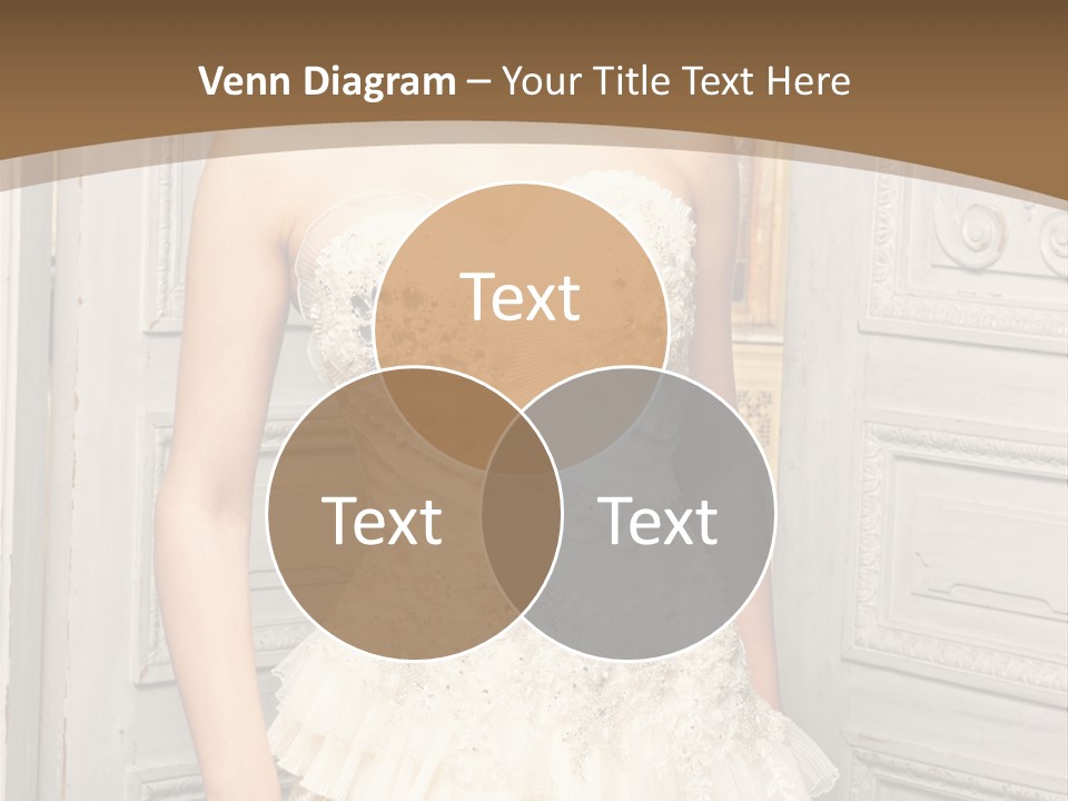 Women Pose Portrait PowerPoint Template