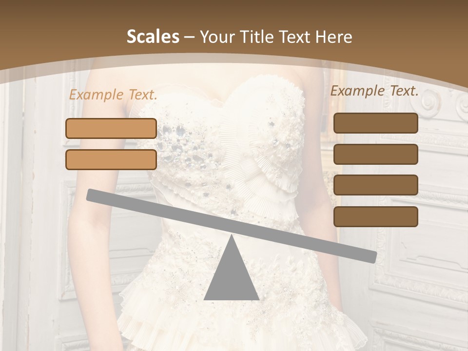 Women Pose Portrait PowerPoint Template