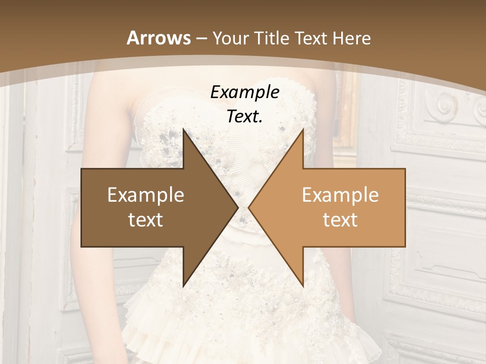 Women Pose Portrait PowerPoint Template