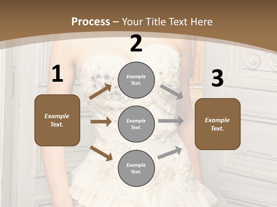 Women Pose Portrait PowerPoint Template