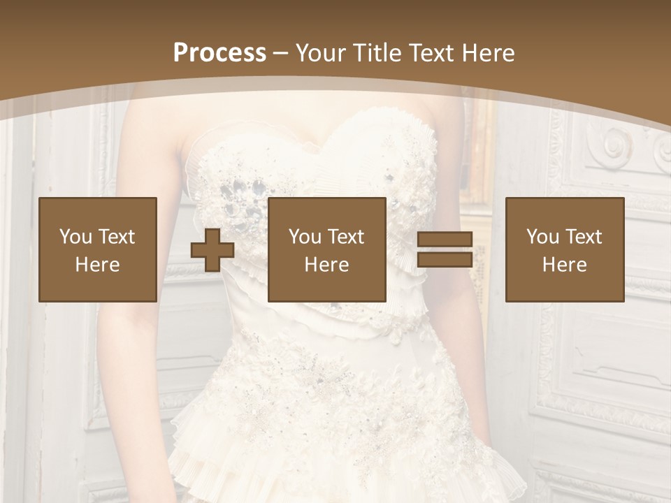 Women Pose Portrait PowerPoint Template