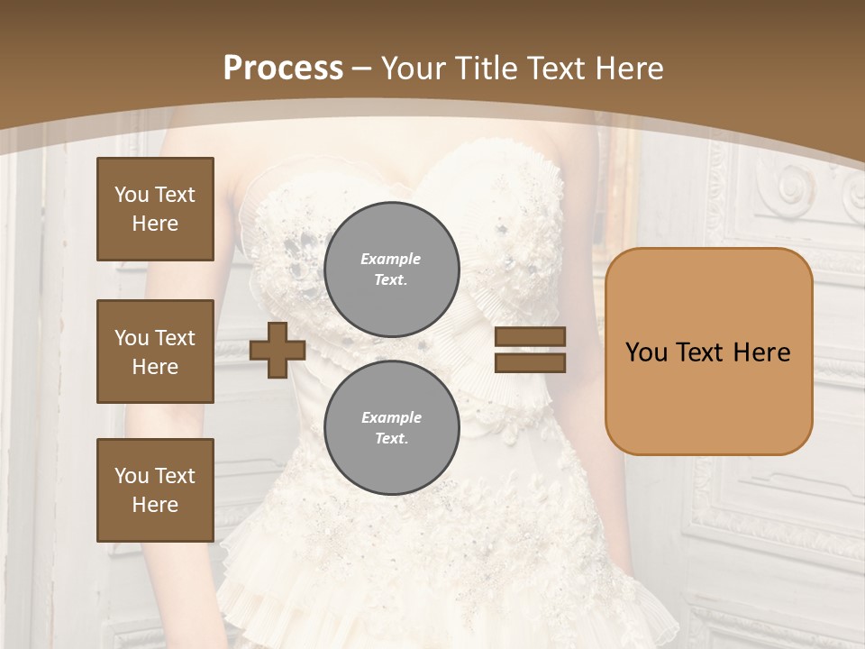 Women Pose Portrait PowerPoint Template