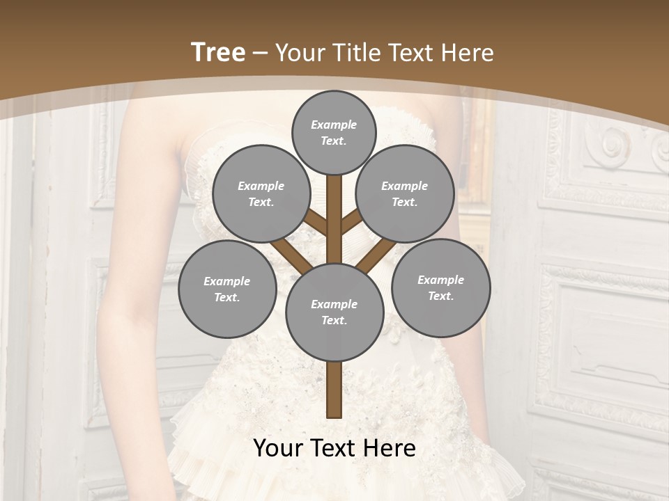 Women Pose Portrait PowerPoint Template