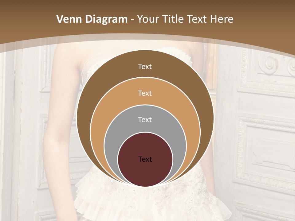 Women Pose Portrait PowerPoint Template