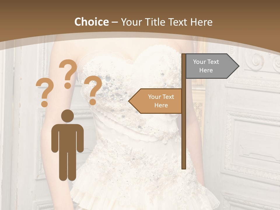 Women Pose Portrait PowerPoint Template