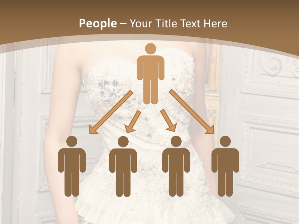 Women Pose Portrait PowerPoint Template