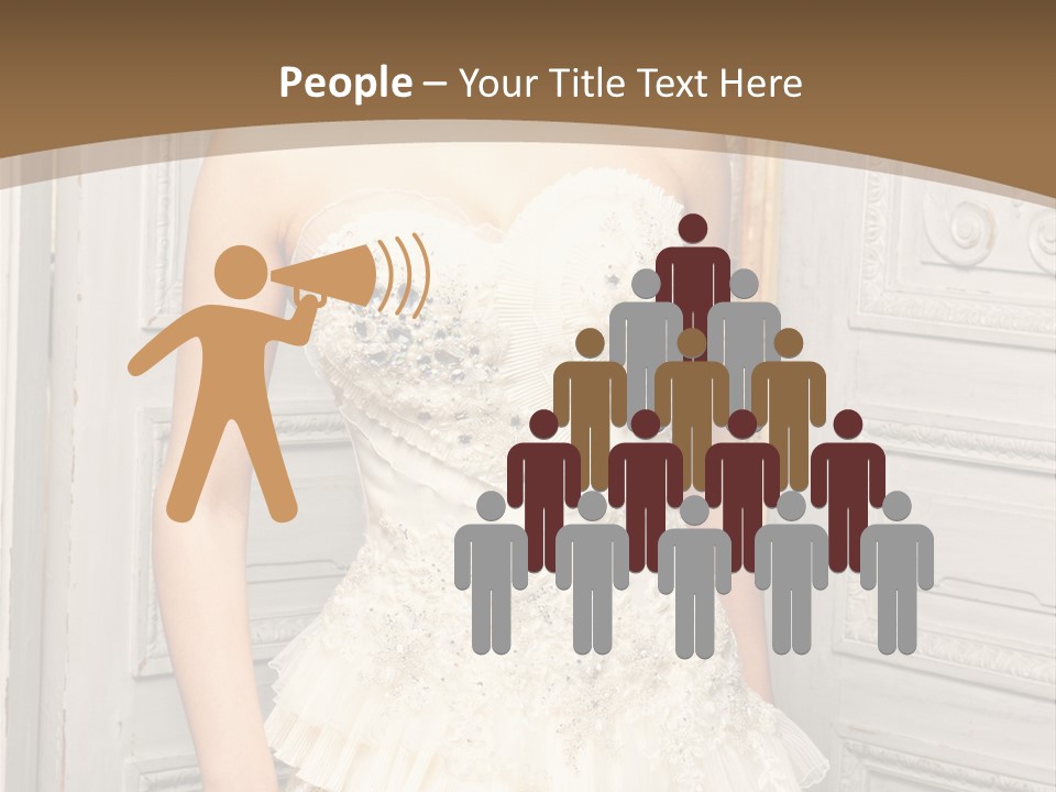 Women Pose Portrait PowerPoint Template