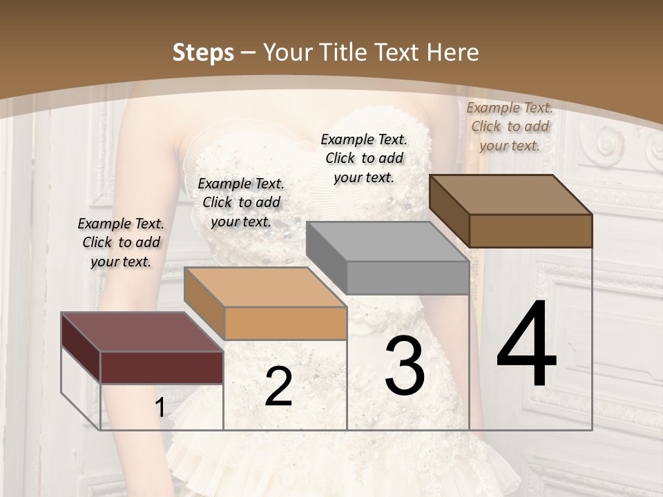 Women Pose Portrait PowerPoint Template