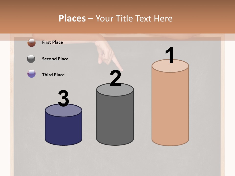 Indoors Young Message PowerPoint Template