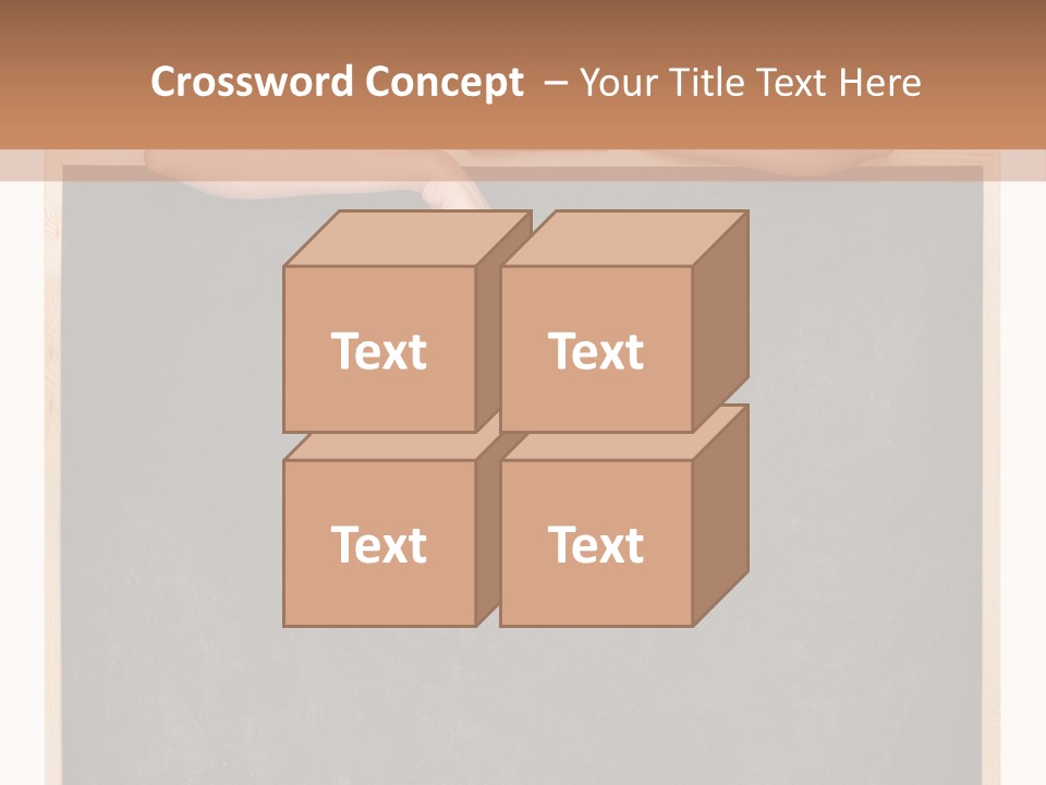 Indoors Young Message PowerPoint Template