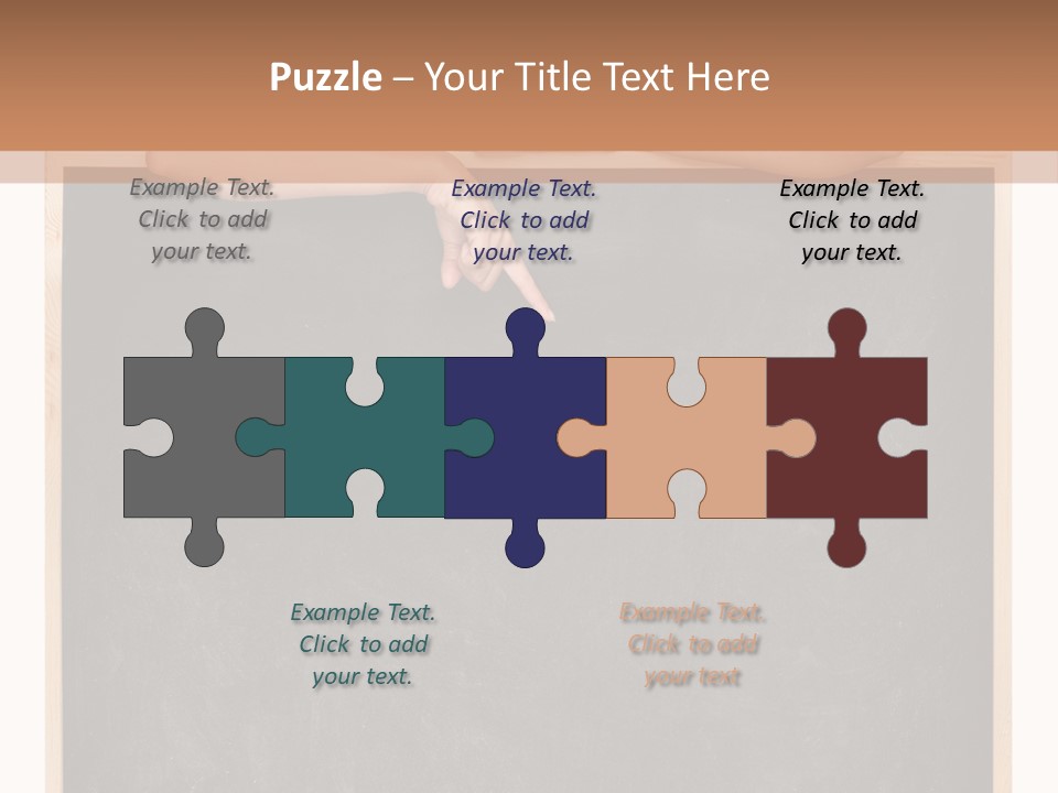 Indoors Young Message PowerPoint Template